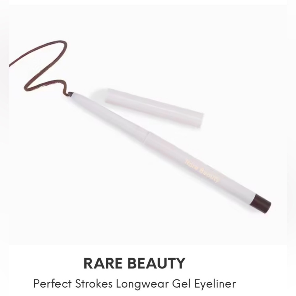 NWT Rare Beauty TRUE BROWN Perfect Strokes Gel Eyeliner, 0.25 g